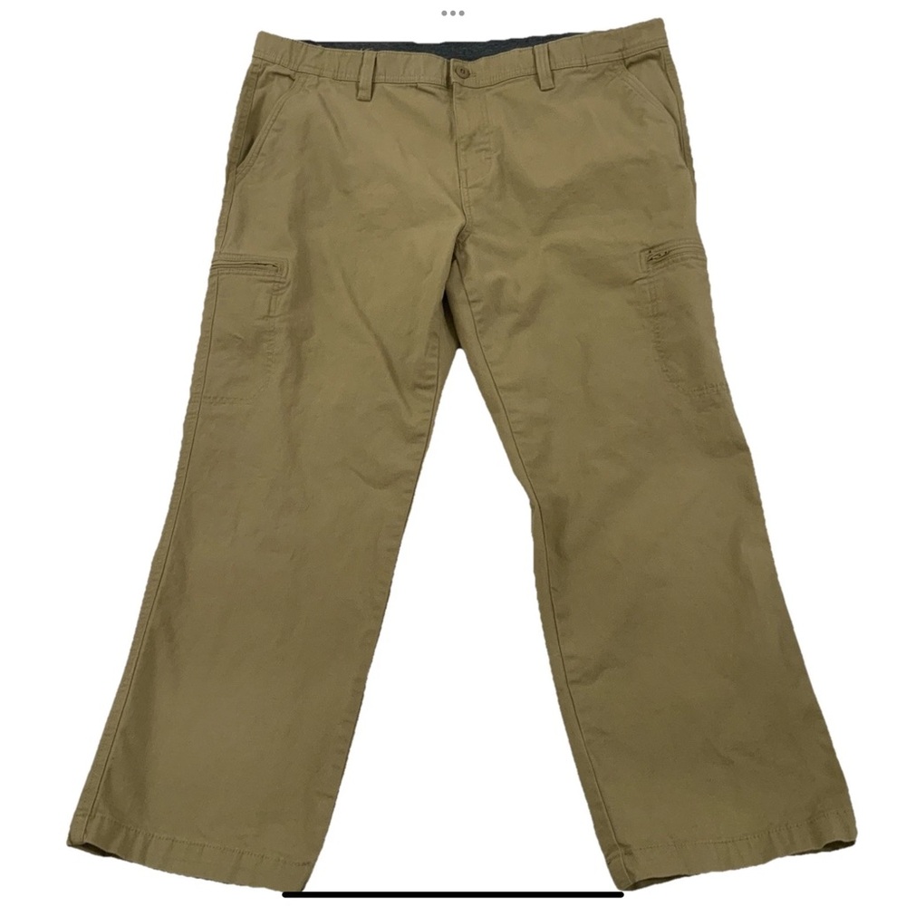 Clear Water Outfitters Men's Cargo Pants 42x29 Khaki Straight Leg Comfort Waist